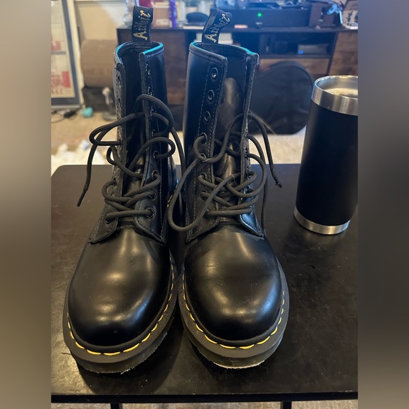 Dr. Martens Doc’s Originals Boots 1460 W Lace Up SMOOTH LEATHER Black SZ US L 9 - Picture 7 of 7